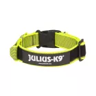 IDC Color&Gray 40 mm széles nyakörv fogóval, biztonsági zárral és cserélhető felirattal, UV sárga