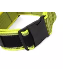 IDC Color&Gray 40 mm széles nyakörv fogóval és cserélhető felirattal, UV sárga