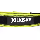IDC Color&Gray 40 mm széles nyakörv fogóval és cserélhető felirattal, UV sárga