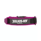 IDC Color&Gray 40 mm széles nyakörv fogóval, biztonsági zárral és cserélhető felirattal, pink