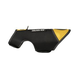 Neoprén IDC® kutyaruha - fekete, sárga - 2XS, Baby 2 
