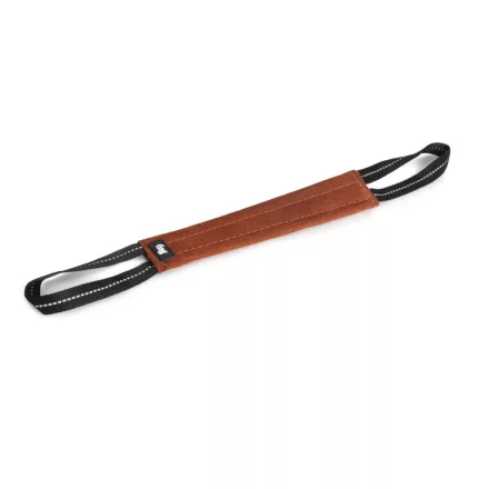 Bőr harapóhurka lapos, 30 cm hosszú - 2 fogós 