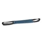 Bőr harapóhurka lapos, 30 cm hosszú - 2 fogós 