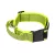 IDC Color&Gray 50 mm széles nyakörv fogóval és cserélhető felirattal, UV sárga