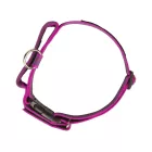 IDC Color&Gray 50 mm széles nyakörv fogóval, biztonsági zárral és cserélhető felirattal, pink