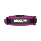 IDC Color&Gray 50 mm széles nyakörv fogóval, biztonsági zárral és cserélhető felirattal, pink