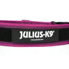 IDC Color&Gray 50 mm széles nyakörv fogóval és cserélhető felirattal, UV pink