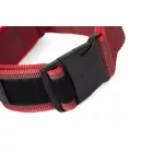 IDC Color&Gray 50 mm széles nyakörv fogóval és cserélhető felirattal, piros