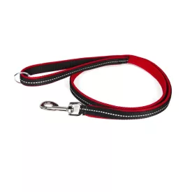 POWAIR Póráz - Piros - 1,2 m fogóval - nagy karabiner 