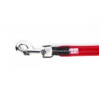 POWAIR Póráz - Piros - 1,2 m fogóval - nagy karabiner 