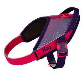 JK9® Street hám Sötét lila és neon málna méret: M