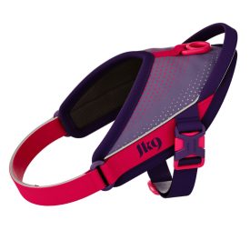 JK9® Street hám Sötét lila és neon málna méret: S 