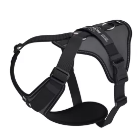   JK9 Longwalk Light kutyahám okoseszköz-tartó hámfelirattal, antracit, méret: XL 